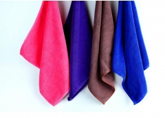 小方巾超细纤维纳米毛巾擦手 超强吸水不掉毛 30条/组 颜色随机发 货号099.C046