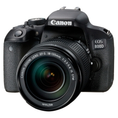 佳能（Canon）EOS 800D 单反套机（ EF-S 18-135mm f/3.5-5.6 IS STM） ZX.025