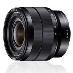 索尼（Sony） E 10-18mm F4 OSS（SEL1018） APS-C画幅恒定光圈广角变焦微单相机镜头 E卡口  ZX.064