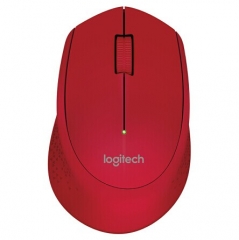罗技（Logitech） M280无线鼠标光电笔记本电脑商务办公  红色  PJ.082
