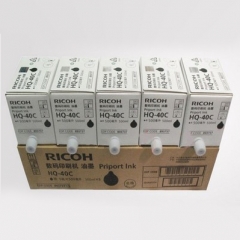 理光（Ricoh） HQ-40C 黑色油墨 5支/盒 (适用 DD4440C/4440PC/4450C/4450PC/4450P)  HC.578