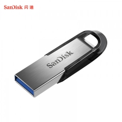 闪迪（SanDisk）32GB USB3.0 U盘 CZ73酷铄 银色 读速150MB/s 金属外壳  PJ.158