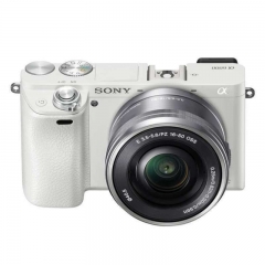 索尼（Sony）ILCE-6000L APS-C微单数码相机标准套装 白色（E PZ 16-50mm镜头 a6000） ZX.220