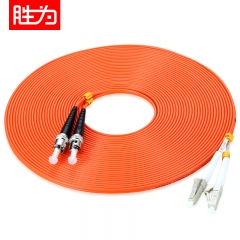 胜为（shengwei）FMC-606 电信级光纤跳线 优质进口插芯 LC-ST网线多模双芯 收发器尾纤 10米  WL.180