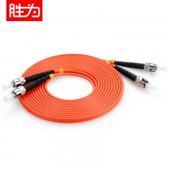 胜为（shengwei）FMC-402 电信级光纤跳线 优质进口插芯 ST-ST网线多模双芯 收发器尾纤 5米  WL.184