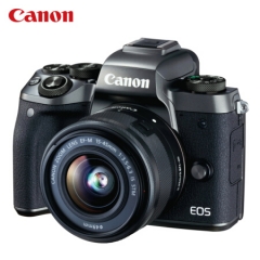 佳能 Canon/EOS M5 单反套机  （EF-M 15-45mm f/3.5-6.3 IS STM）机身+镜头 ZX.254