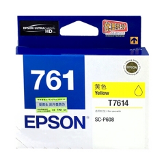 爱普生（EPSON）T7614墨盒 黄色 (适用P608机器)  HC.762