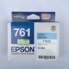 爱普生（EPSON）T7615墨盒 淡青色 (适用P608机器)   HC.766
