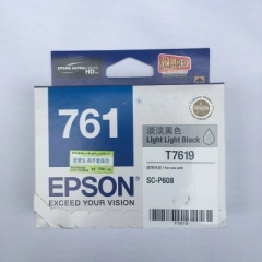 爱普生（EPSON）T7619墨盒 淡淡黑色 (适用P608机器)   HC.769