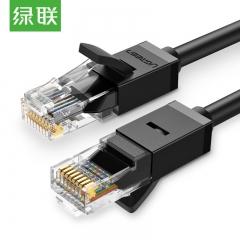绿联（UGREEN）六类CAT6类网线 千兆网络连接线 电脑宽带非屏蔽八芯双绞线 成品网线 3米 黑 20161  WL.232