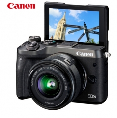 佳能（Canon）微单EOS M6（15-45镜头套机）微型可换镜数码相机黑色  ZX.023