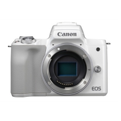 佳能微单（Canon）EOS M50 微单相机 白色 机身 ZX.346