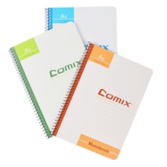 齐心（COMIX）A5/50张线圈软面抄笔记本子文具/软抄本/记事本  C4514    BG.330