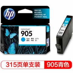 惠普（HP）T6L89AA 905墨盒 (适用于HP OJ6960,6970) 青色  HC.087