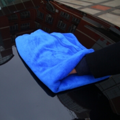 超细纤维毛巾 抹布薄款 超强吸水 毛巾35*75cm蓝色    单条装     QJ.424