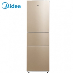 美的(Midea)213升 三门冰箱 节能静音 风冷无霜 家用冰箱 阳光米 BCD-213WTM(E) DQ.1663