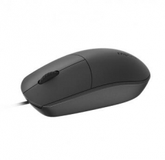 雷柏（Rapoo） N100 鼠标 有线鼠标 办公鼠标 对称鼠标 笔记本鼠标 电脑鼠标 台式机鼠标 黑色 PJ.740