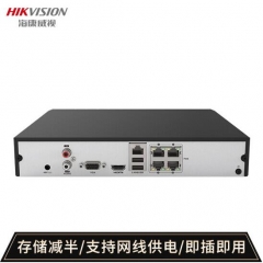 海康威视网络监控硬盘录像机 4路带网线供电 H.265编码 高清监控录像机 DS-7804N-K1/4P IT.1364