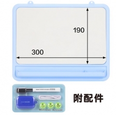Nakabayashi 挂式磁性软白板涂鸦画板塑料软边记事留言板 32.5*27cm SWB-201 JX.246