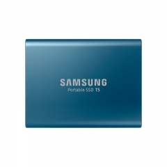 三星（SAMSUNG） 500GB Type-c USB 3.1 移动固态硬盘（PSSD） T5 蓝色 传输速度540MB/s 安全便携 PJ.788
