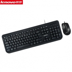联想（Lenovo）键盘鼠标套装 FBL322有线键鼠套装 USB接口 笔记本台式机通用 PJ.803