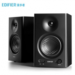 漫步者（EDIFIER）MR4 高保真有源监听2.0音箱 HIFI音质 多媒体电脑电视音响 桌面音响 黑色 IT.1451