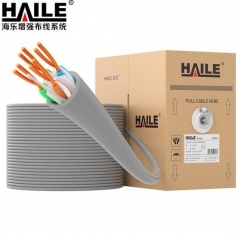 海乐（Haile）305米工程级六类网线/非屏蔽箱装双绞线 纯无氧铜23AWG HT7104 WL.864