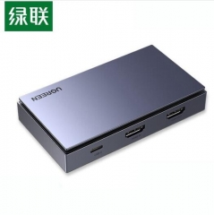 绿联 hdmi高清视频采集卡4K60Hz环出 适用PS5/Switch笔记本电脑手机相机 USB3.0铝合金 4K款 10937 IT.1468