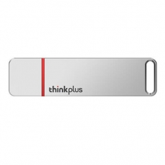 联想（thinkplus）128GB USB3.1 移动固态U盘 TU100 Pro系列 超极速传输 金属固态闪存盘 便携时尚 银色 PJ.877