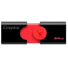 金士顿（Kingston）U盘 USB3.1 DT106-64G黑红款 优盘 PJ.923
