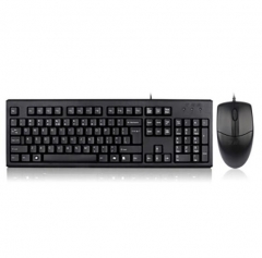 双飞燕 KK-5520N 有线键盘鼠标套装台式机电脑笔记本外接键鼠防水办公 双USB接口 PJ.943