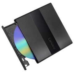 联想（Lenovo）8倍速 外置光驱 DVD刻录机 移动光驱 外接光驱 黑 DB75-Max PJ.1001