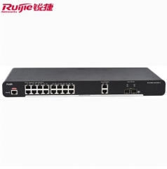 锐捷（Ruijie）18口千兆交换机 RG-S2900-18GT2SFP-L 二层网管 千兆光口上联 企业级 WL.1024