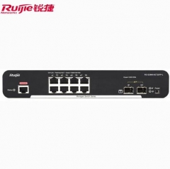 锐捷（Ruijie） RG-S2900-8GT2SFP-L 8口千兆二层网管型接入交换机 千兆上行 WL.1025