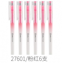 晨光彩色直液式荧光笔 记号笔 直液式 27601 6支/盒 粉红 BG.782