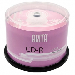 铼德(ARITA) e时代系列 CD-R 52速700M 空白光盘/光碟/刻录盘 桶装50片 PJ.863