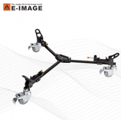 意美捷(E-IMAGE)ED300C滑轮三脚架底座摄影摄像滚轮脚轮滑轨地轨地轮适用于马蹄脚、圆脚 ZX.582