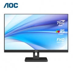 AOC电脑显示器 23.8英寸全高清 IPS技术 三边窄边框 DP接口 快拆支架可壁挂 爱眼低蓝光不闪办公显示屏24E3Q PC.2501