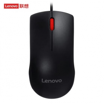 联想(Lenovo)鼠标有线鼠标 办公鼠标 联想大红点M120Pro有线鼠标 PJ.950
