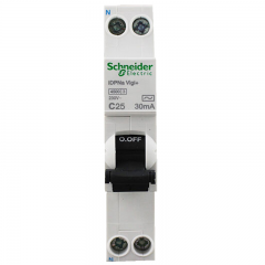 施耐德电气（Schneider Electric）带漏电保护空开断路器 Acti9系列 iDPNa Vigi+ 1P+N C25A A9D91625R