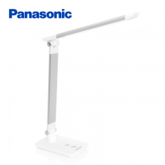松下（Panasonic）国A级减蓝光护眼台灯无极调光调色工作阅读学习台灯致醒系列HHLT0615 银色