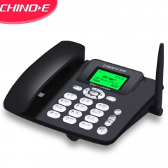 中诺(CHINO-E)插卡电话机 移动固话   WCDMA联通3G网 兼容2G3G4G手机SIM卡 办公座机 C265C联通3G版黑色