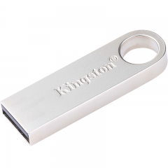金士顿（Kingston）32GB U盘 DTSE9H 金属 银色 精巧时尚 稳定可靠