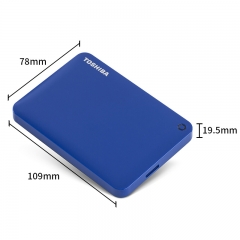 东芝(TOSHIBA) 4TB USB3.0 移动硬盘 V9系列 2.5英寸 兼容Mac 超大容量 密码保护 轻松备份 高速传输 神秘蓝