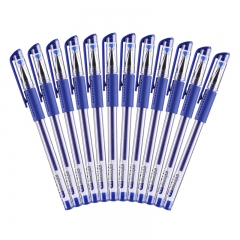 晨光(M&G)Q7蓝色0.5mm经典子弹头中性笔签字笔水笔 12支/盒