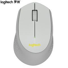 罗技（Logitech）M275(M280) 鼠标 无线鼠标 办公鼠标 右手鼠标 灰色  带无线2.4G接收器