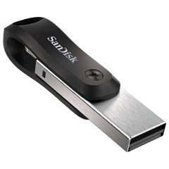 闪迪(SanDisk)256GB Lightning USB3.0 苹果U盘 欢欣i享 读速90MB/s 苹果官方MFI认证 手机电脑两用
