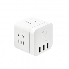 公牛（BULL) 魔方智能USB插座 插线板/插排/排插/接线板/拖线板  GN-U303UW 白色无线魔方USB插座