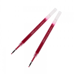 日本斑马牌（ZEBRA）JLV JJZ49气垫中性笔水性笔配套笔芯 0.5 红色10支装