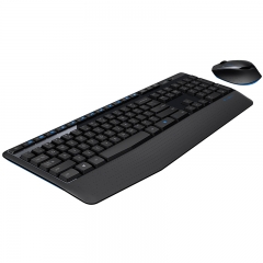 罗技（Logitech）MK345 键鼠套装 无线键鼠套装 办公键鼠套装 全尺寸 黑色  带无线2.4G接收器